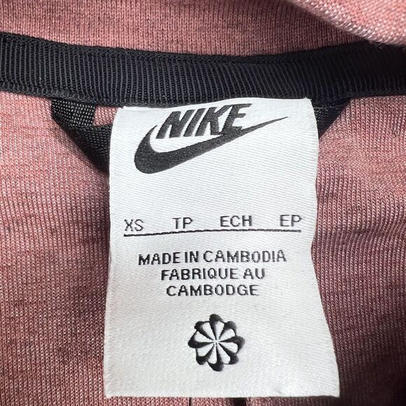 Nike Tech Fleece Full-Zip Hoodie Stardust DR9150-670 Redstone Mens Size XS - Picture 6 of 8